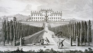 View of the Villa del Castel